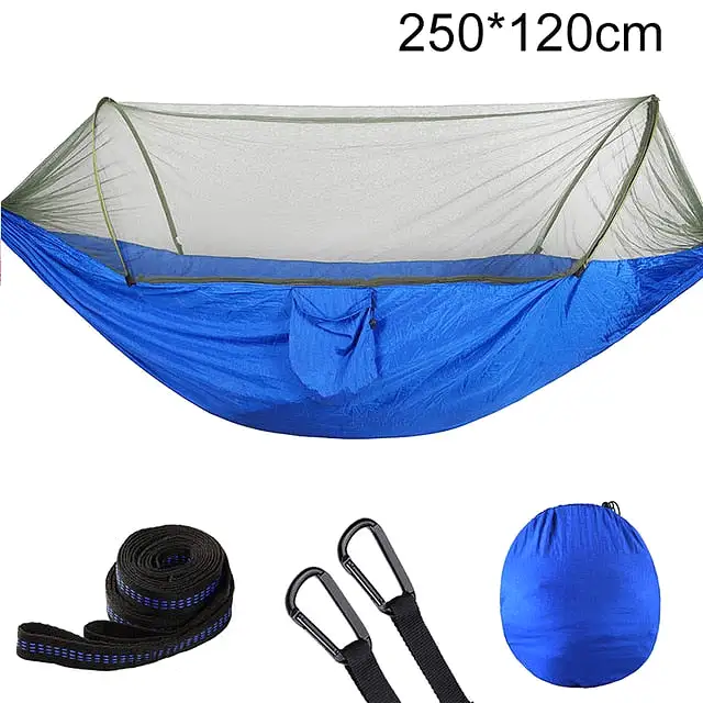 1-2 Person Portable Outdoor Camping Hammock with Mosquito Net