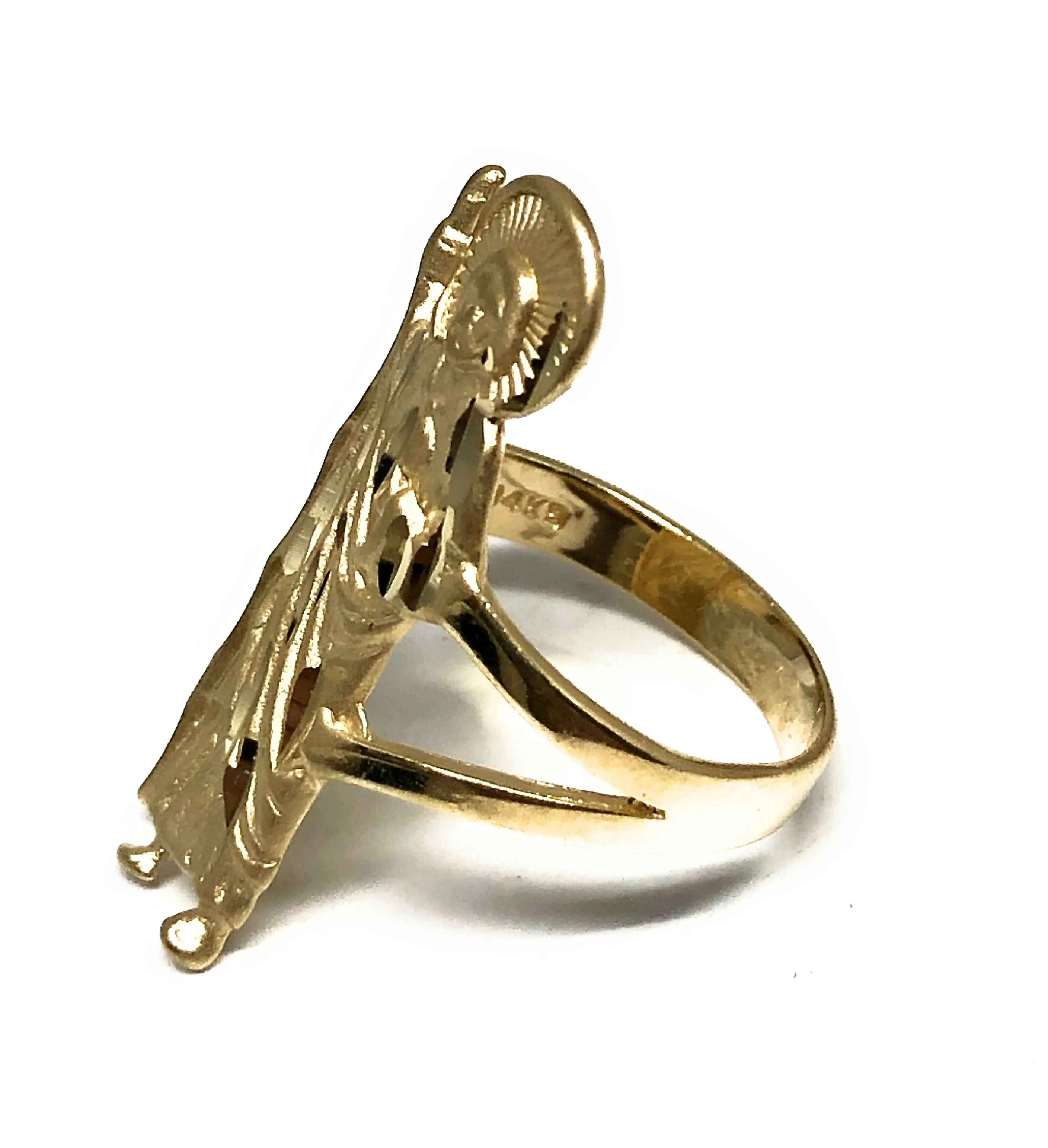 10k Solid Gold Saan Judas Ring (LG,MED,SM)