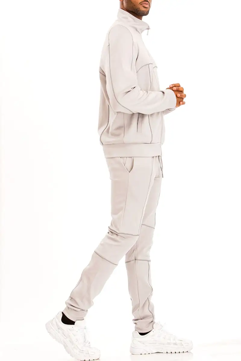 3m Reflective Piping Jacket and Pant Track Suit