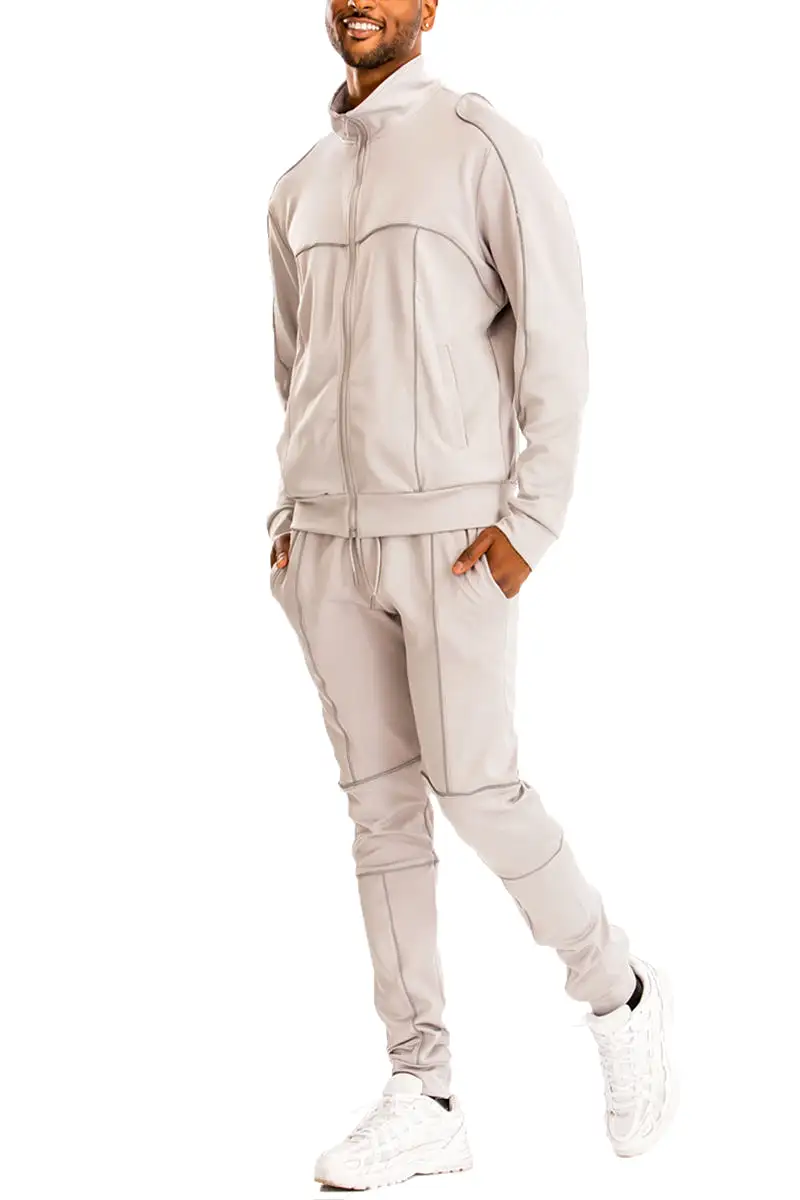 3m Reflective Piping Jacket and Pant Track Suit