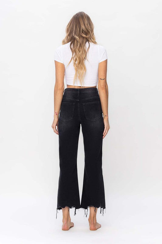 90's Vintage Crop Flare Jean