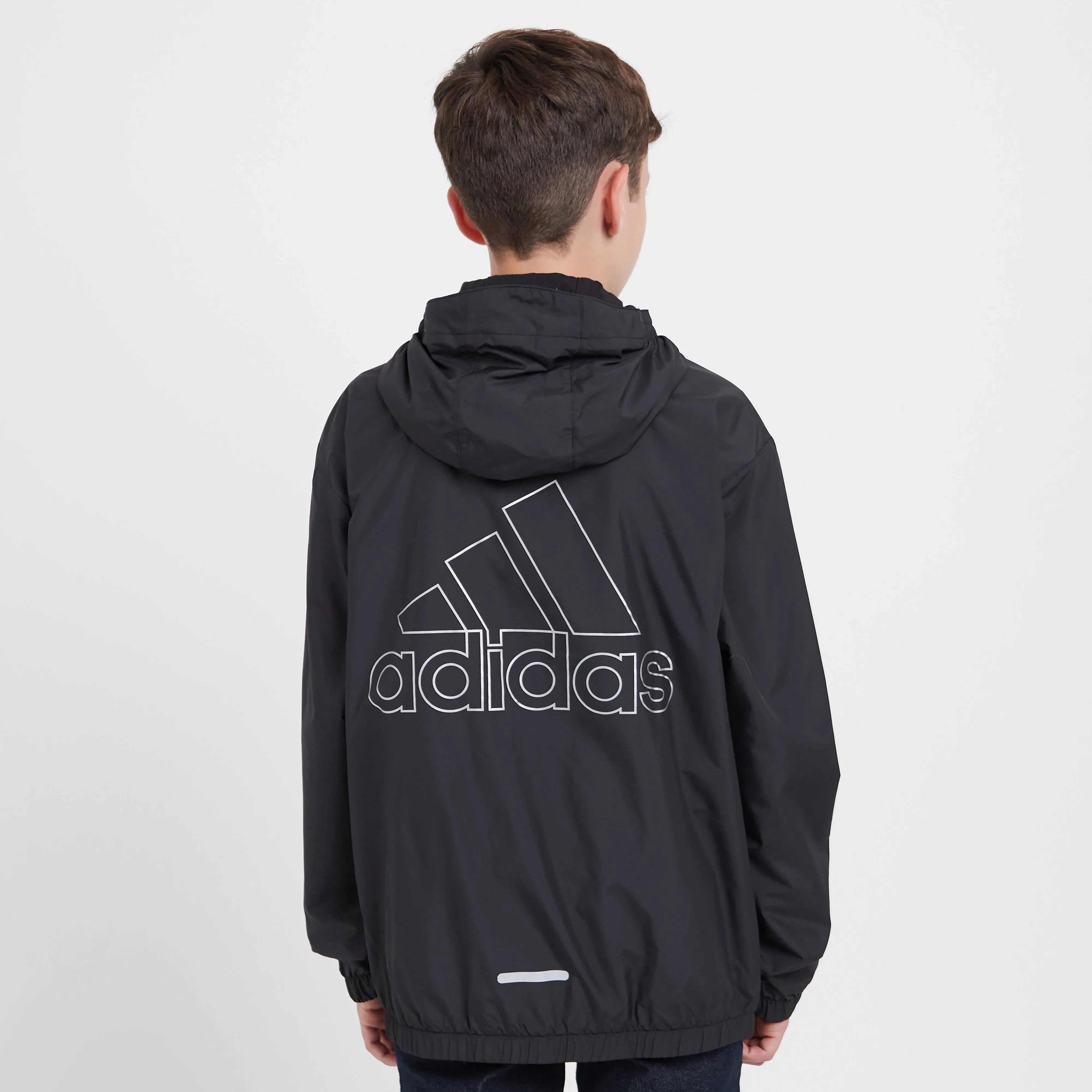 adidas Kids' Utility 3 Stripes Hooded Jacket | Ultimate Outdoors