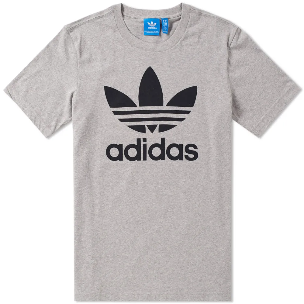 Adidas Original Trefoil TeeMedium Grey Heather