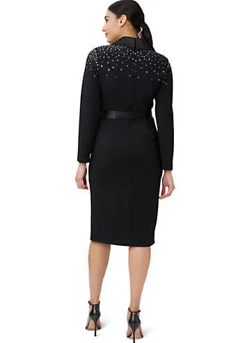 Adrianna Papell Embellished Tuxedo Dress | Kaleidoscope