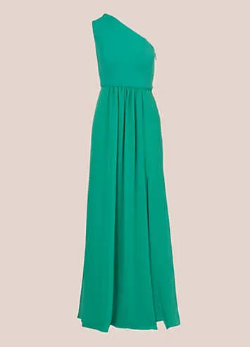 Adrianna Papell One Shoulder Chiffon Gown | Grattan