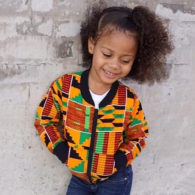 African Bohemian Style Zipper Jacket