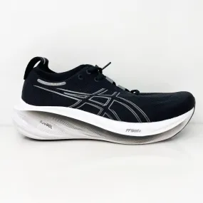 Asics Mens Gel Nimbus 26 1011B794 Black Running Shoes Sneakers Size 7.5