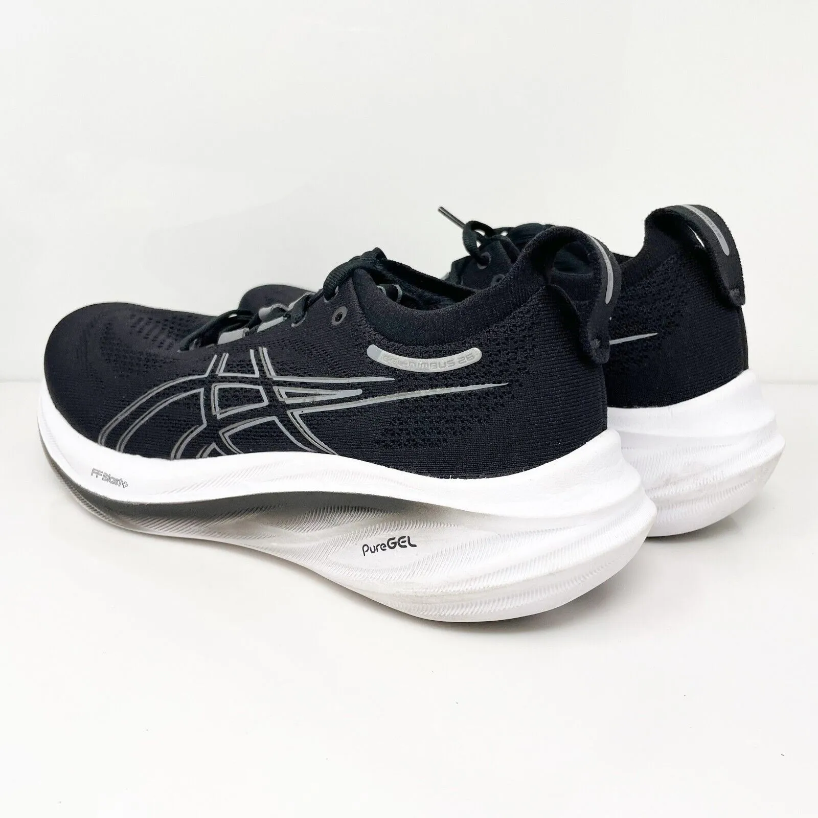 Asics Mens Gel Nimbus 26 1011B794 Black Running Shoes Sneakers Size 7.5