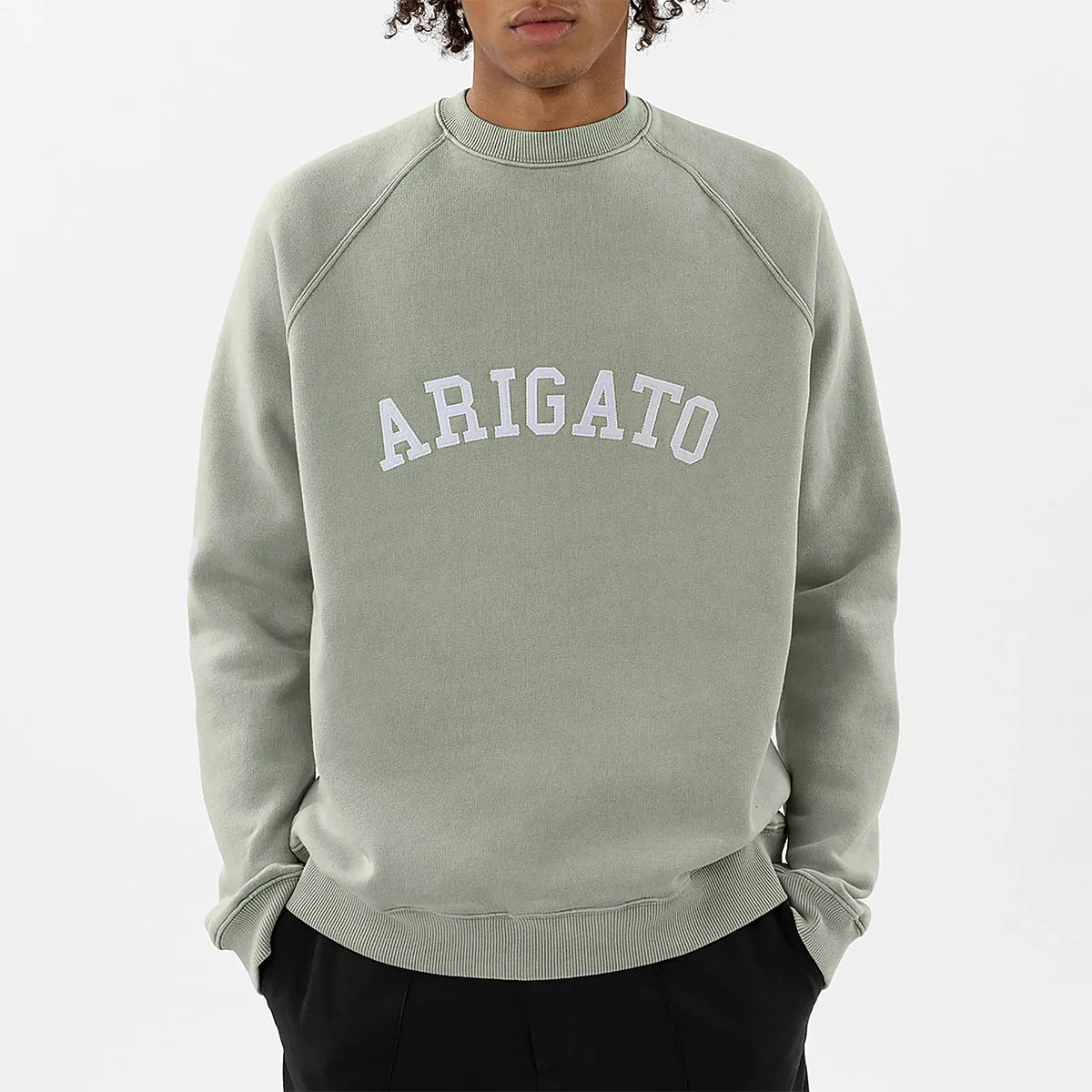 Axel Arigato - Ivy College Logo Sweatshirt in Belgian Block