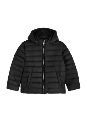 BALMAIN KIDS Logo quilted nylon jacket (8-10 years) -                         -                     -                