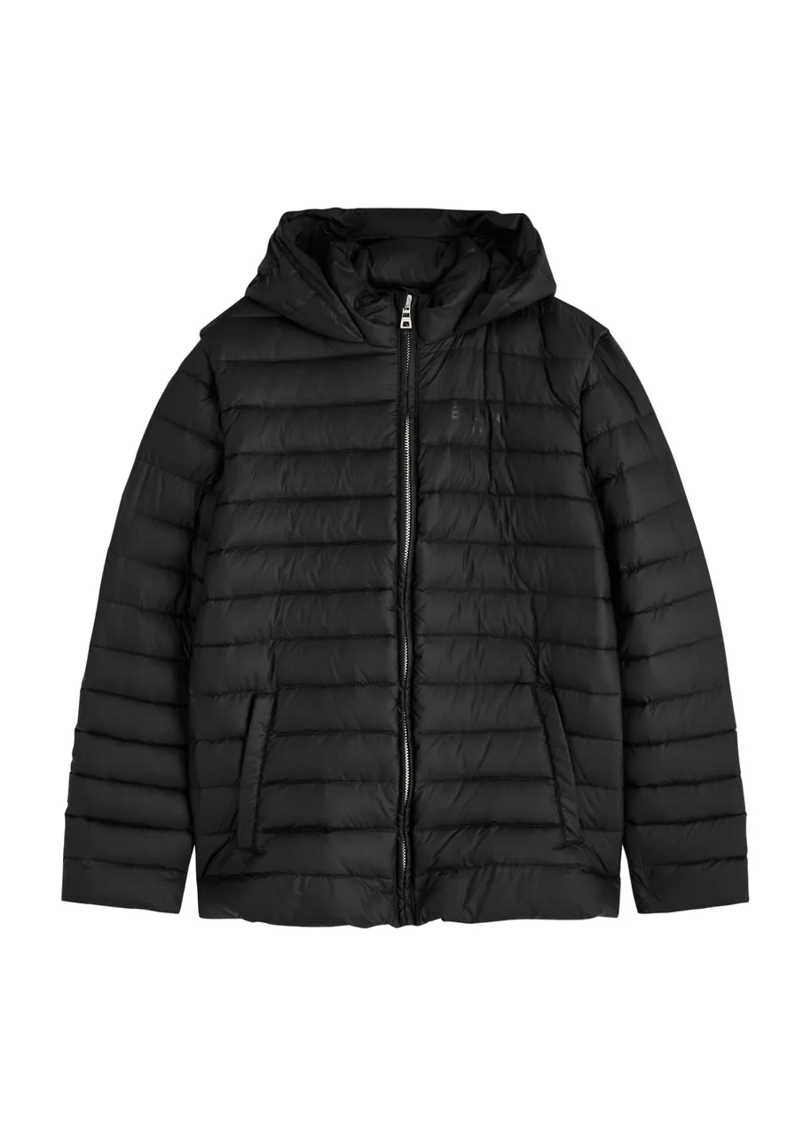 BALMAIN KIDS Logo quilted shell jacket (12-14 years) -                         -                     -                