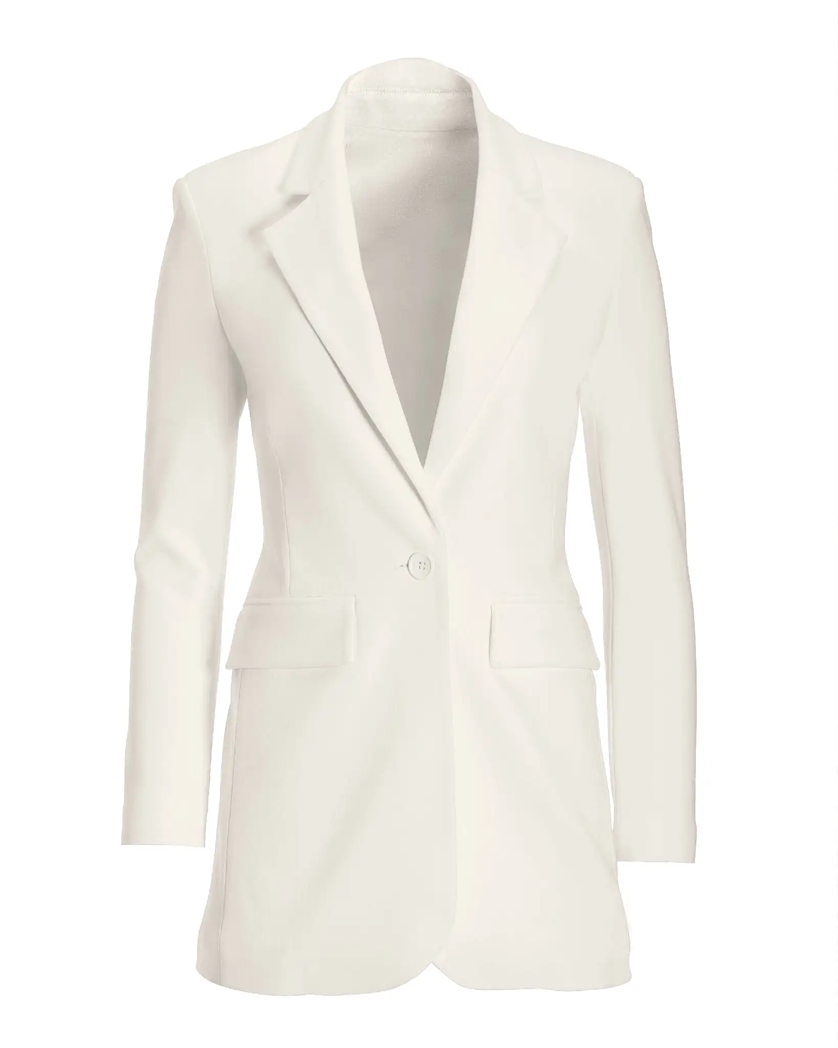 Beyond Travel Classic Boyfriend Blazer Ivory Coast