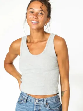 Blondie Tank Top - Heather Grey