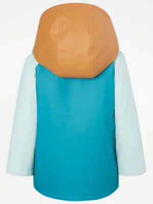 Blue Colour Block Fisherman Jacket | Kids | George at ASDA