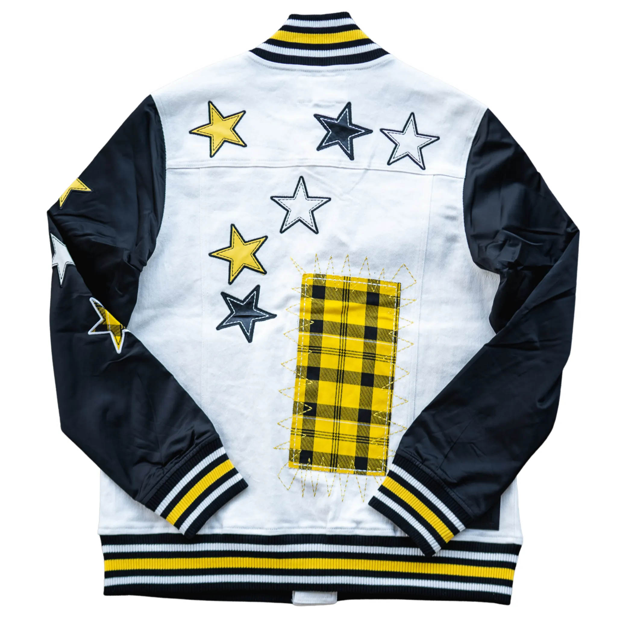 Capital Denim Chapel Hill Jacket (White/Yellow)