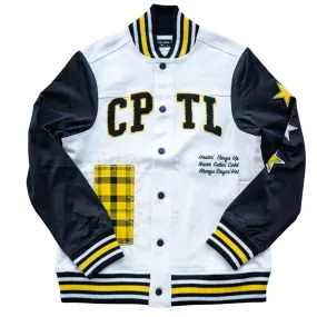 Capital Denim Chapel Hill Jacket (White/Yellow)