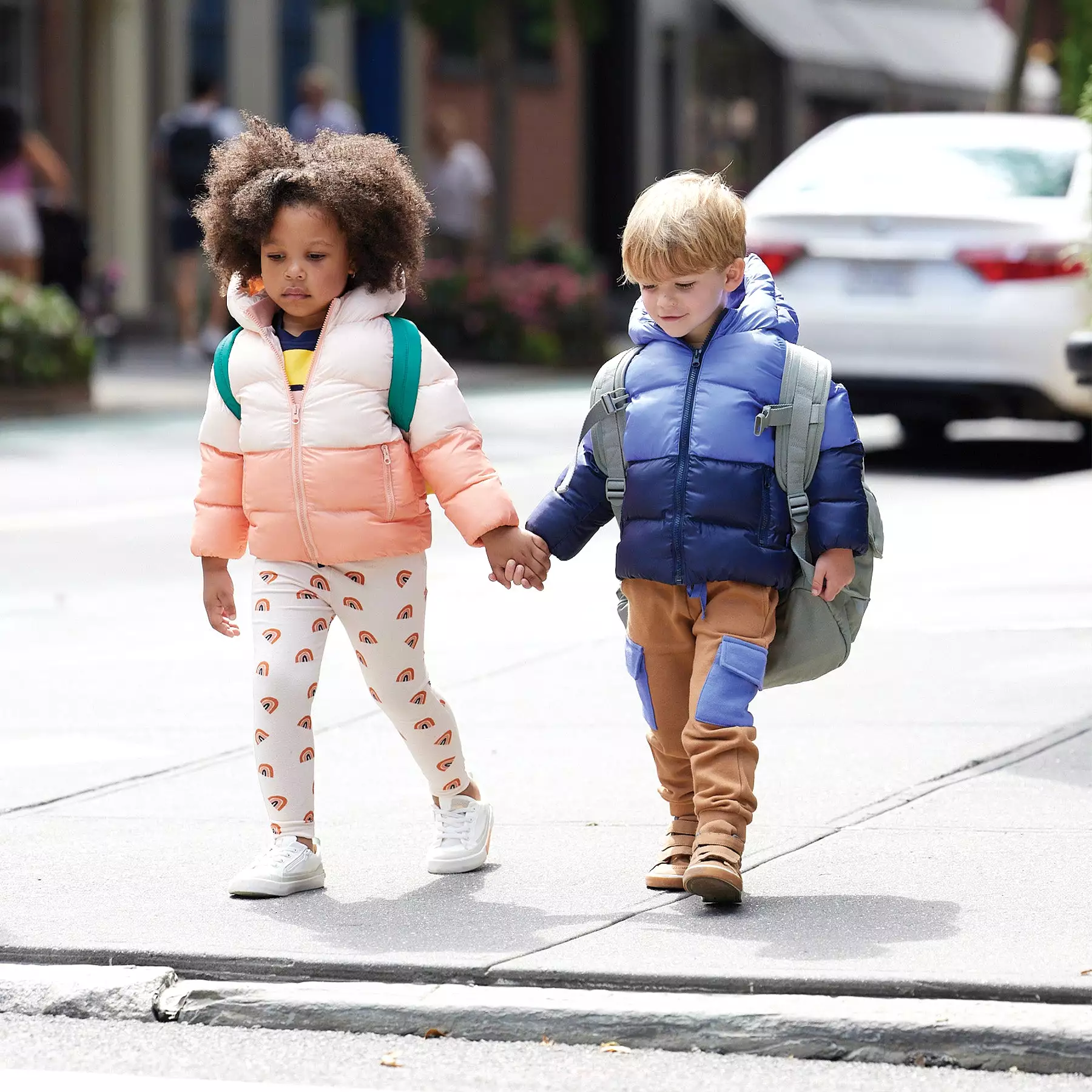 Colorblock Kid Puffer Jacket