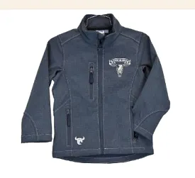 Cowboy Hardware Boy's Tough As Nails Harbor Blue Poly Shell Jacket