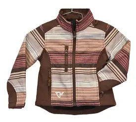 COWGIRL HARDWARE GIRL'S DESRT SERAPE POLY SHELL JACKET