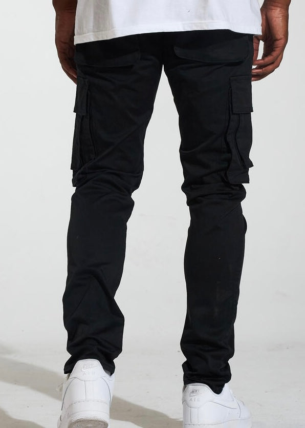 Crysp Allen Cargo Black Jeans (017)