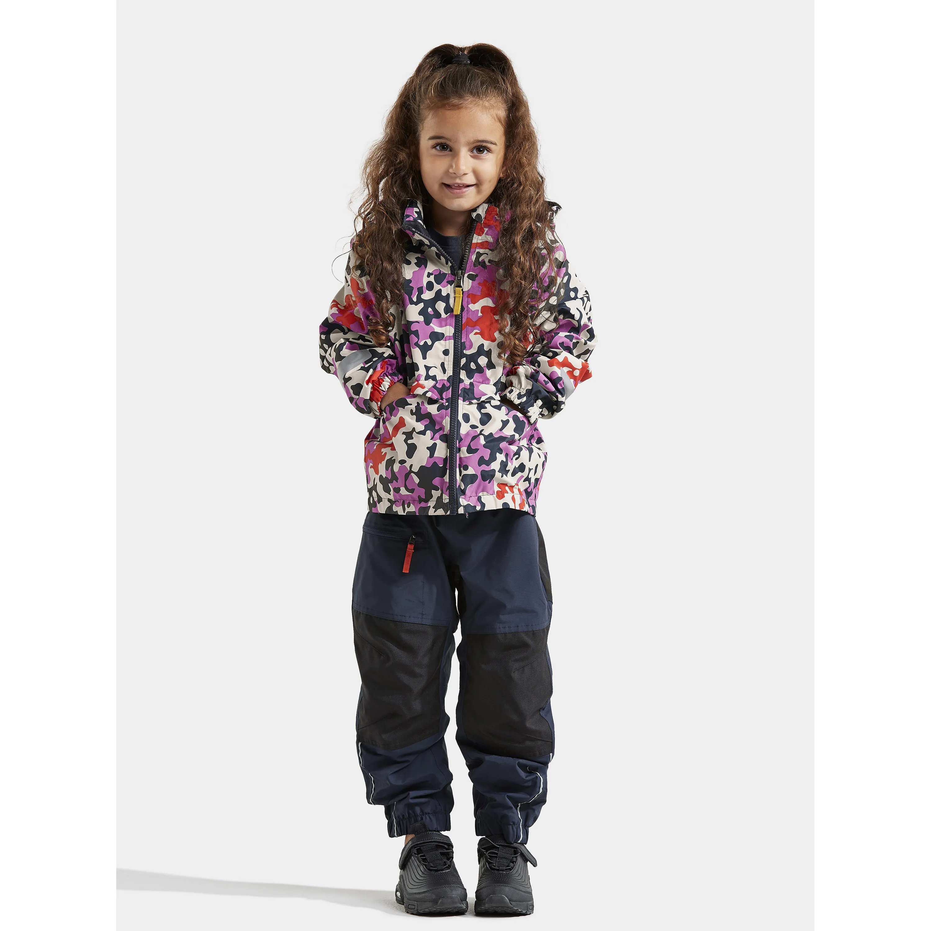 Didriksons Kids' Droppen Printed Jacket 2 Purple Algae | Buy Didriksons Kids' Droppen Printed Jacket 2 Purple Algae he