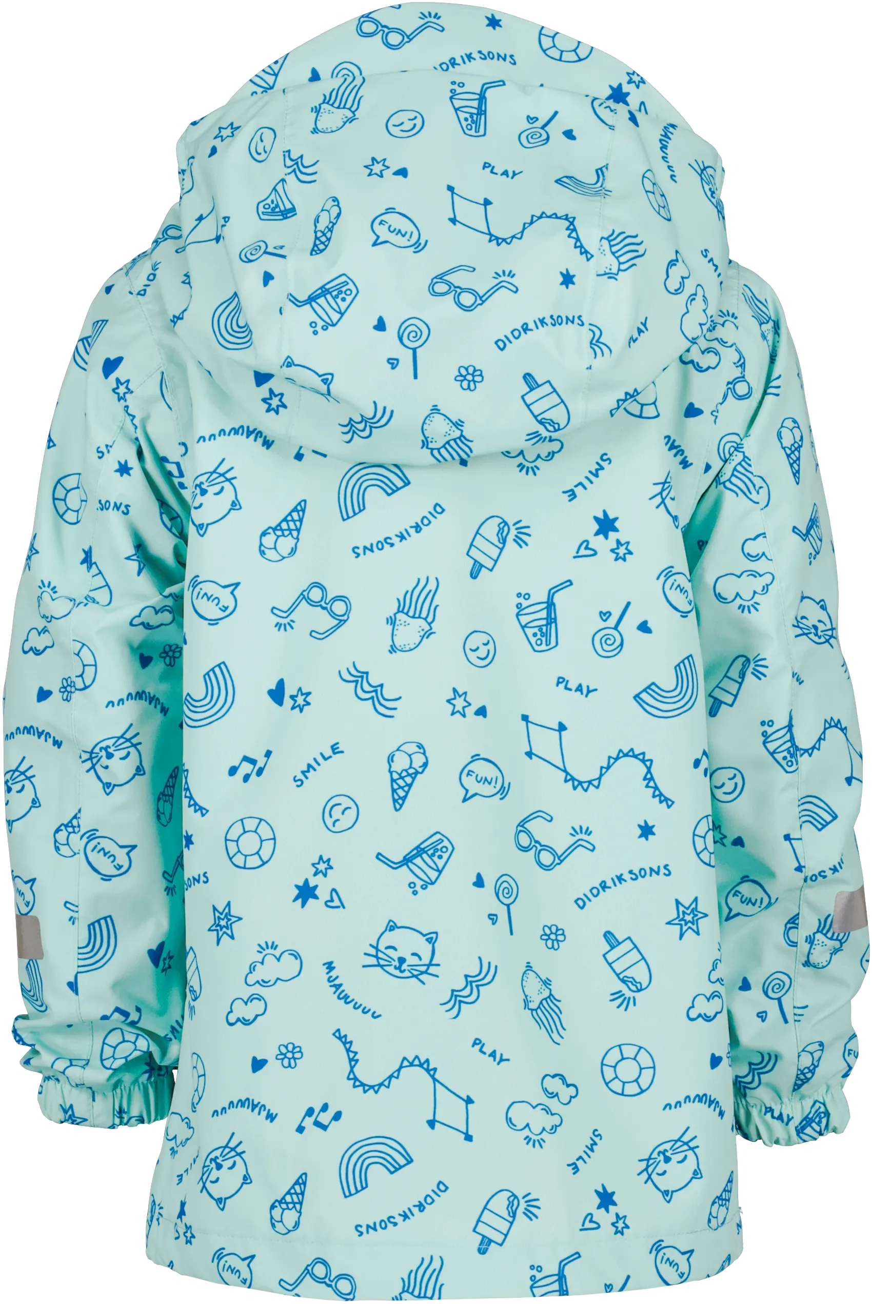 Didriksons Kids' Norma Printed Jacket 3 Doodle Pale Mint | Buy Didriksons Kids' Norma Printed Jacket 3 Doodle Pale Min