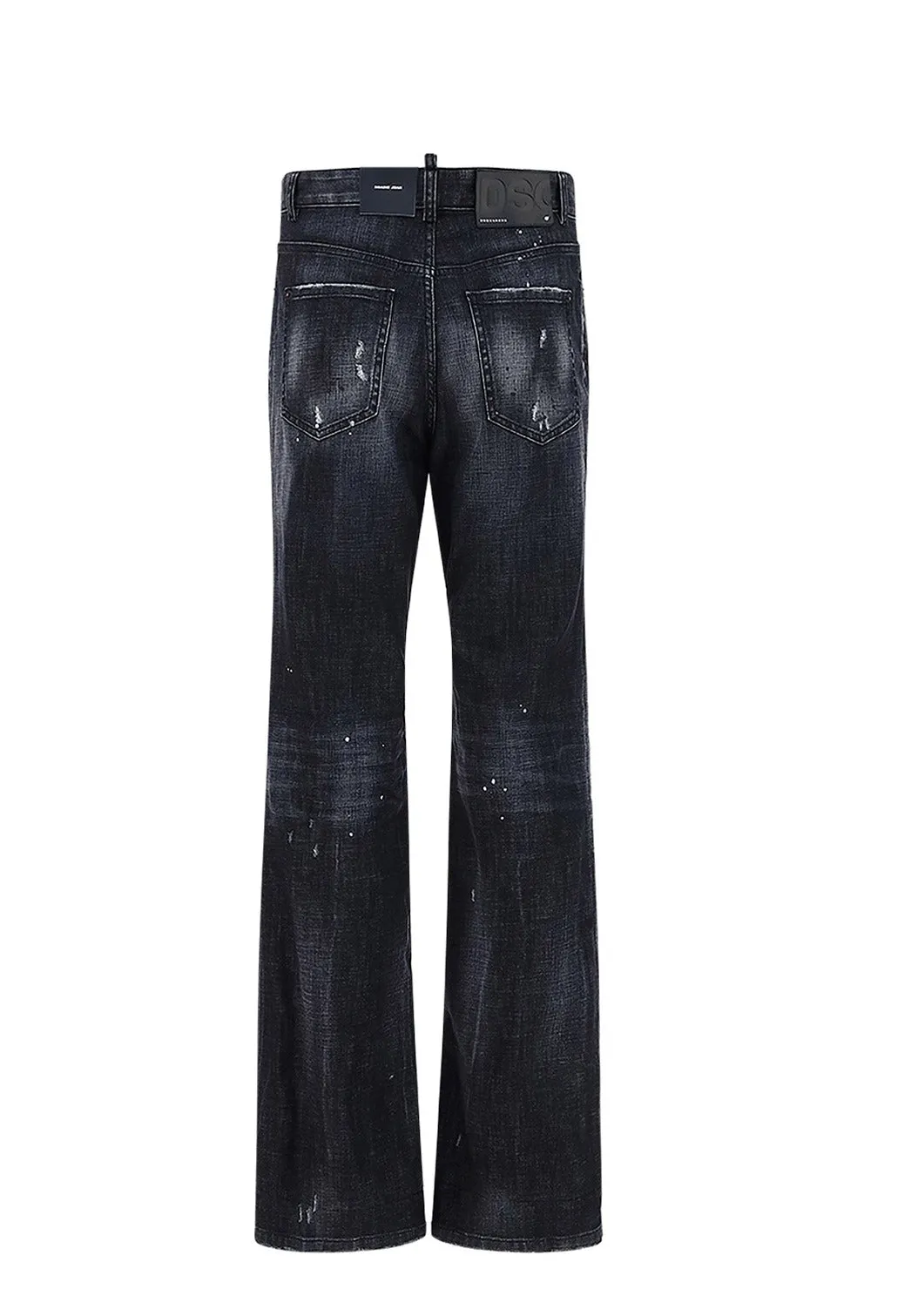 Dsquared2 Roadie Straight-Leg Faded Effect Jeans