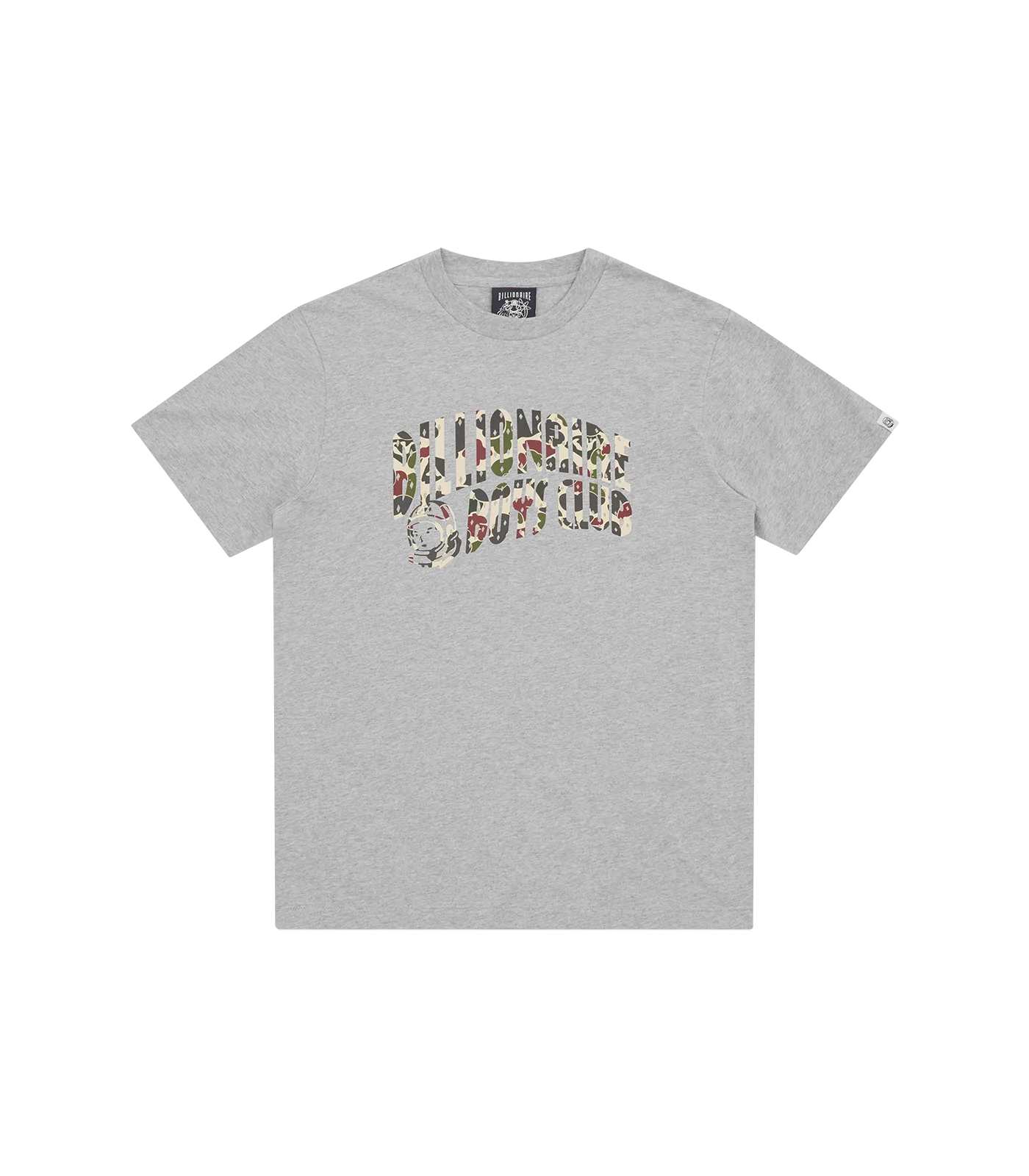 DUCK CAMO ARCH LOGO T-SHIRT - HEATHER GREY