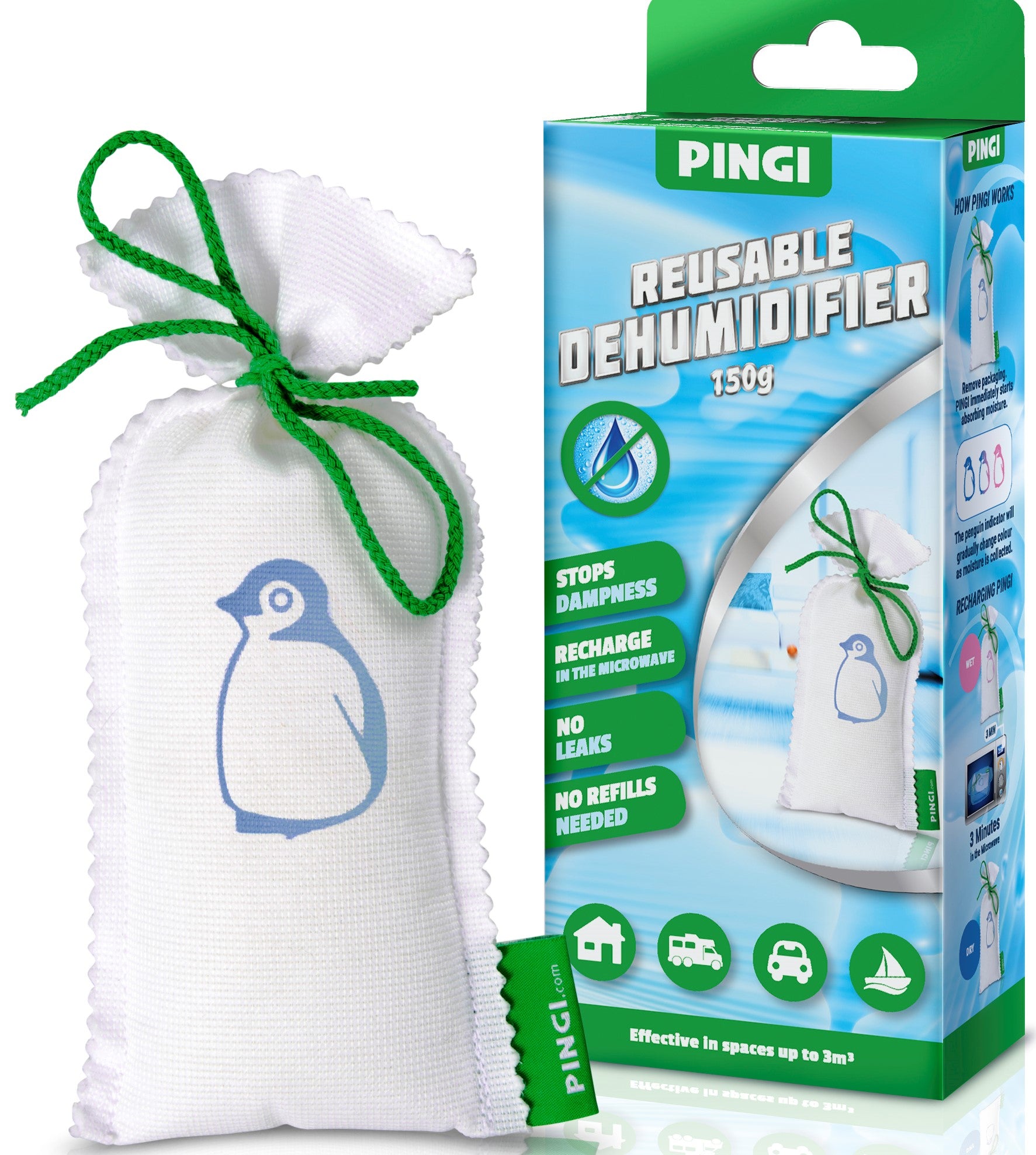 Eco-friendly, Reusable Dehumidifier