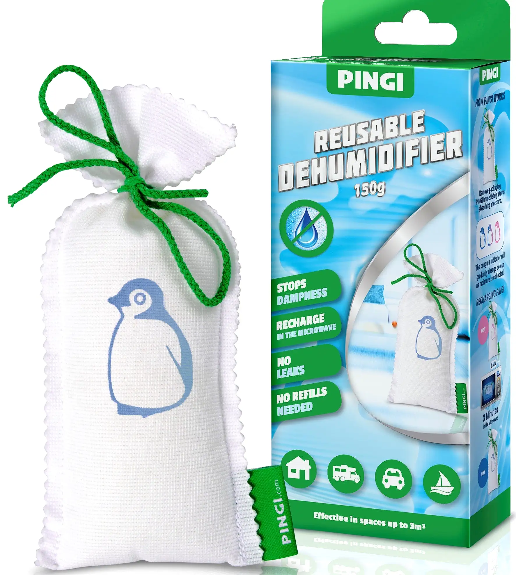 Eco-friendly, Reusable Dehumidifier