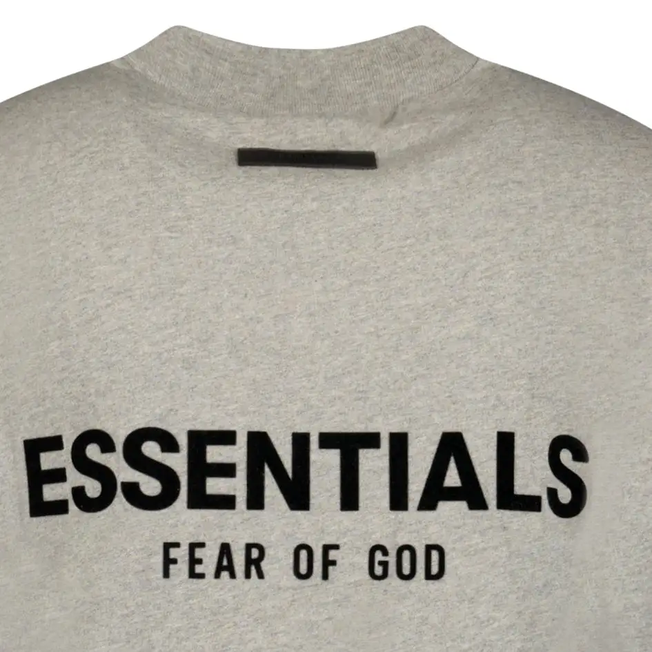 FEAR OF GOD ESSENTIALS ESSENTIALS T-SHIRT (DARK HEATHER) GREY