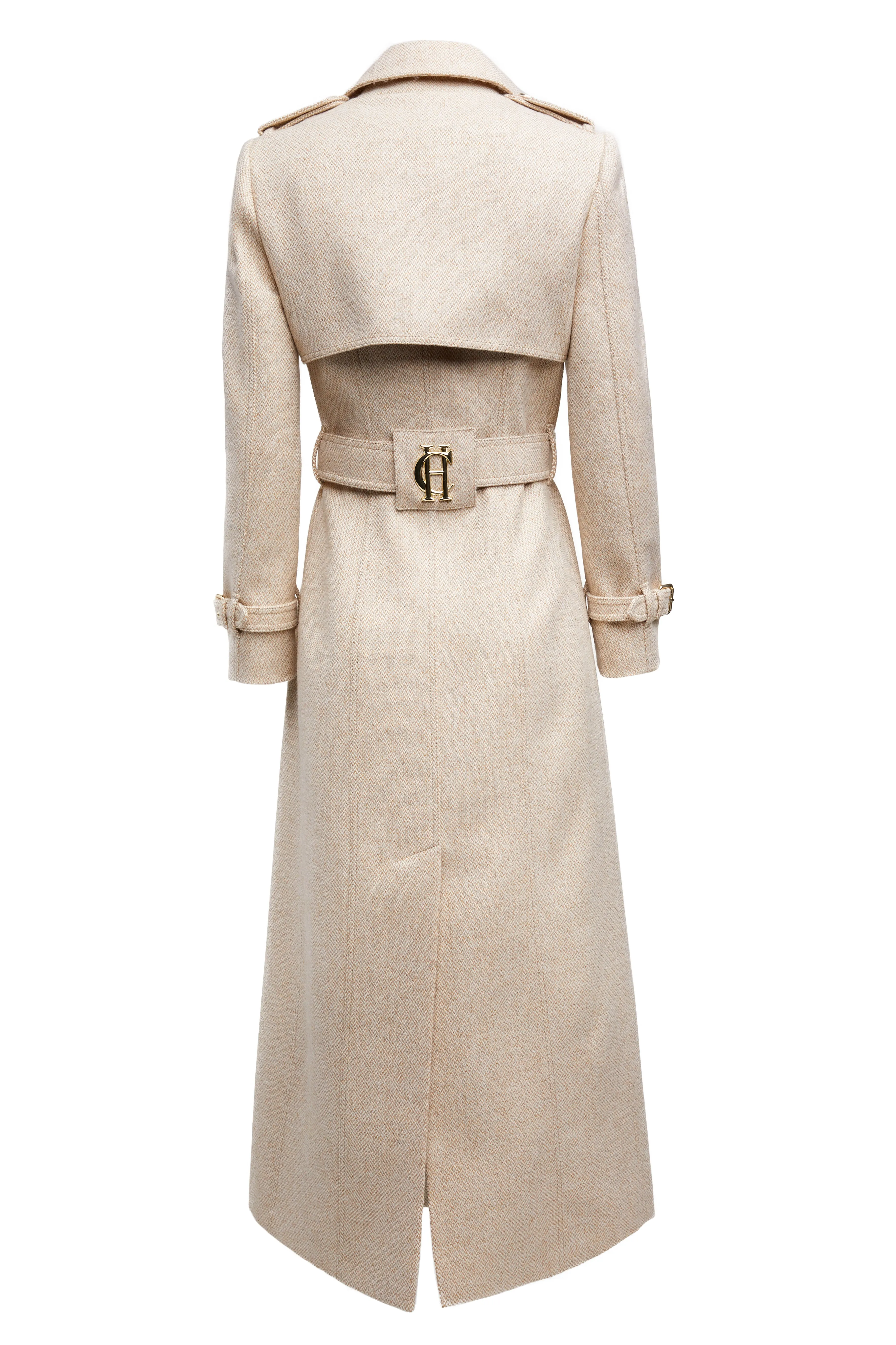 Full Length Marlborough Trench Coat (Biscuit)