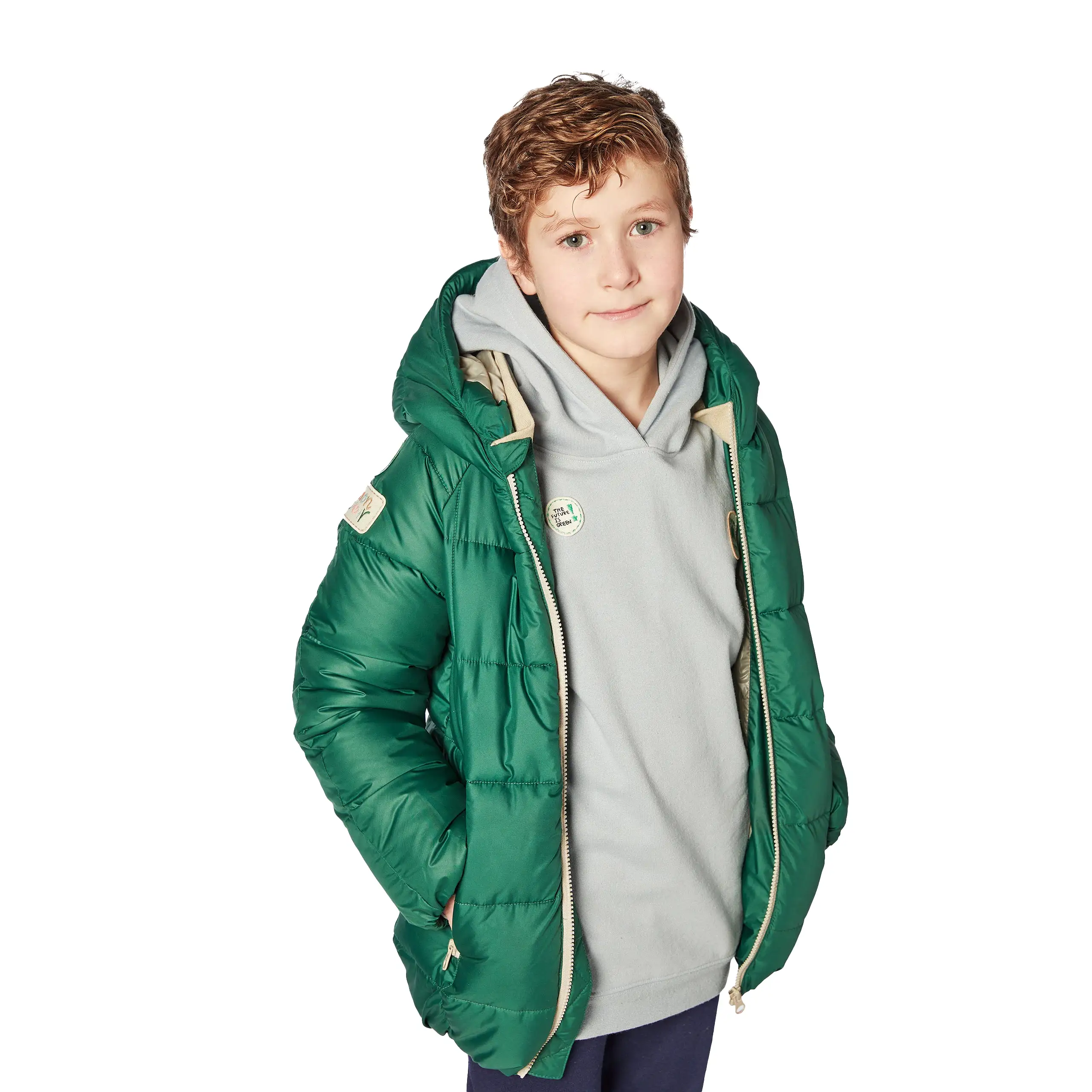 Green Puffer Jacket