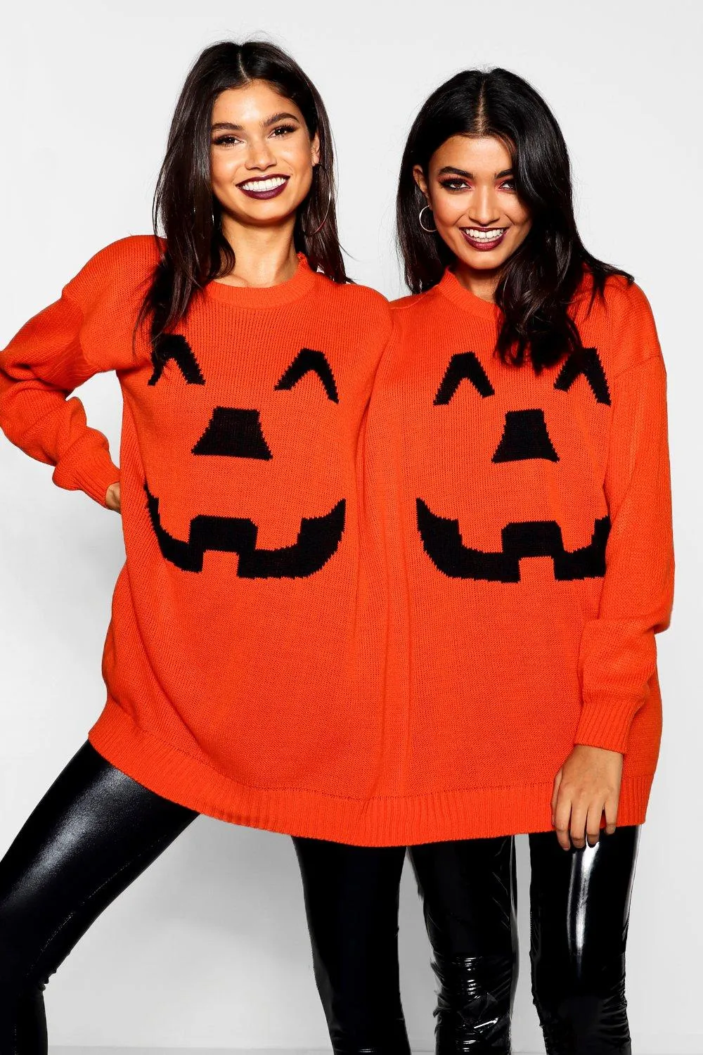 Halloween Pumpkin Twin Sweater