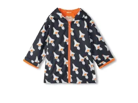 Hatley Kids Space Shuttle Colour Changing Zip-Up Rain Jacket (Toddler/Little Kid/Big Kid)