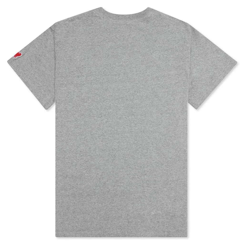 Heart Logo Tee - Heather Grey