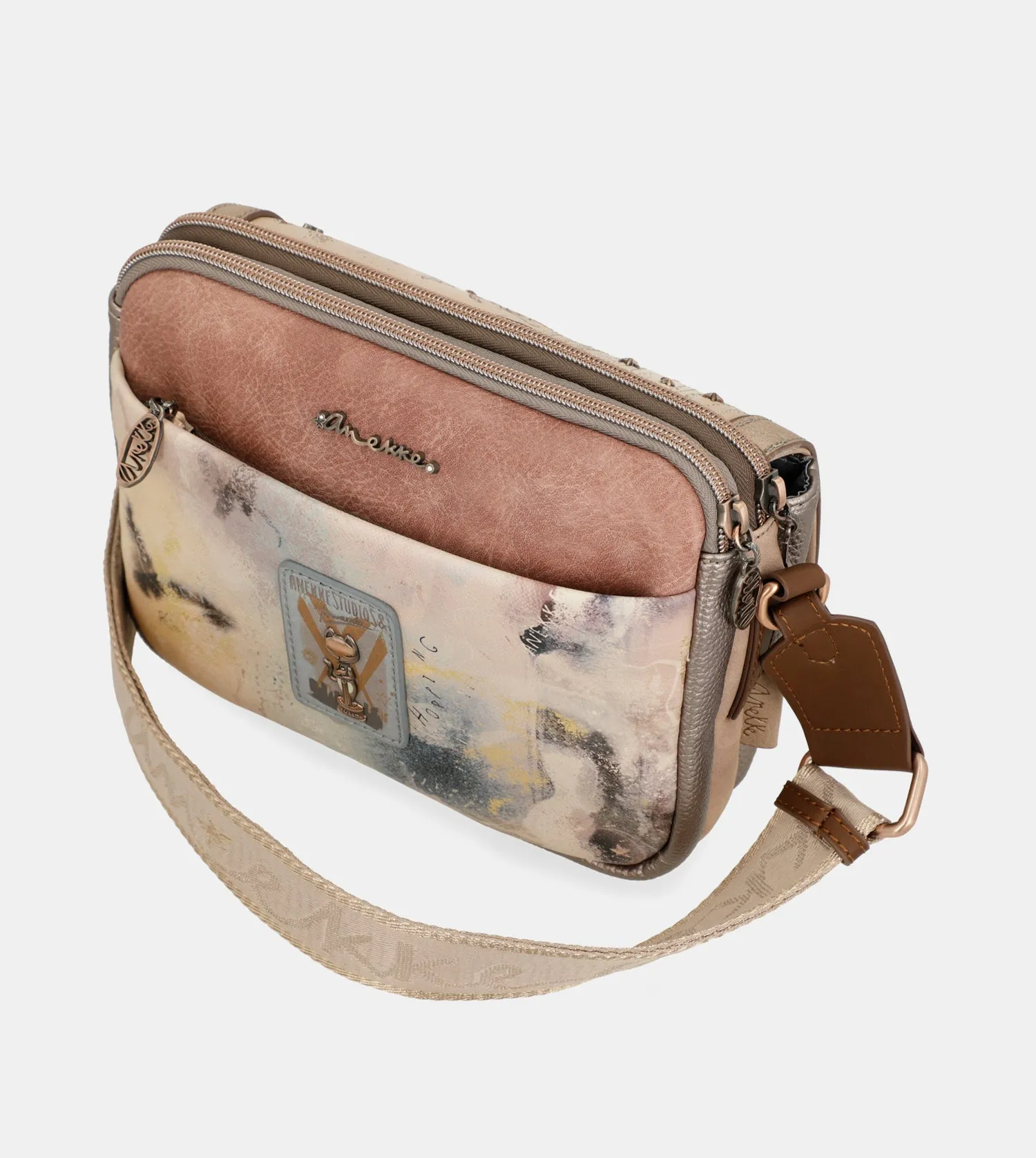 Hollywood crossbody bag with flap