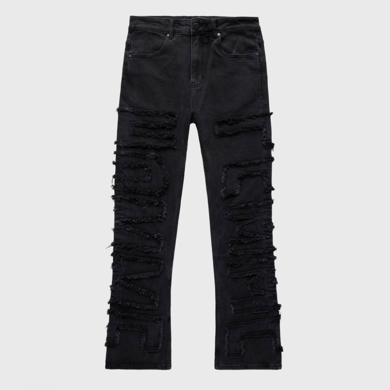 Homme Femme Twilight Washed Black Jeans