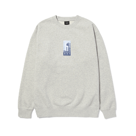 HUF Roads Crewneck Sweatshirt - Heather Grey