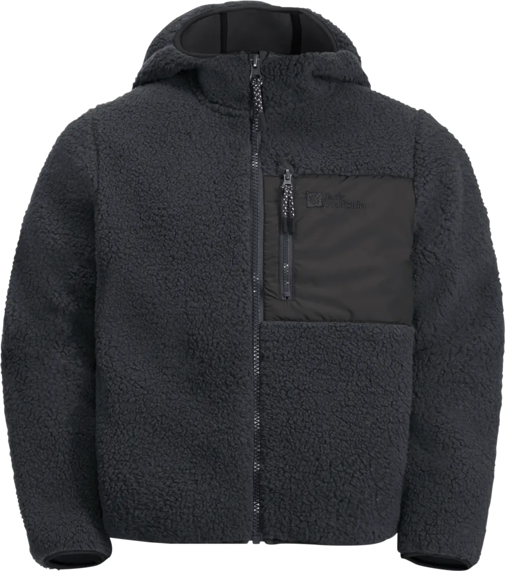 Jack Wolfskin Kids' Ice Curl Hood Jacket Phantom | Buy Jack Wolfskin Kids' Ice Curl Hood Jacket Phantom here | Outnort