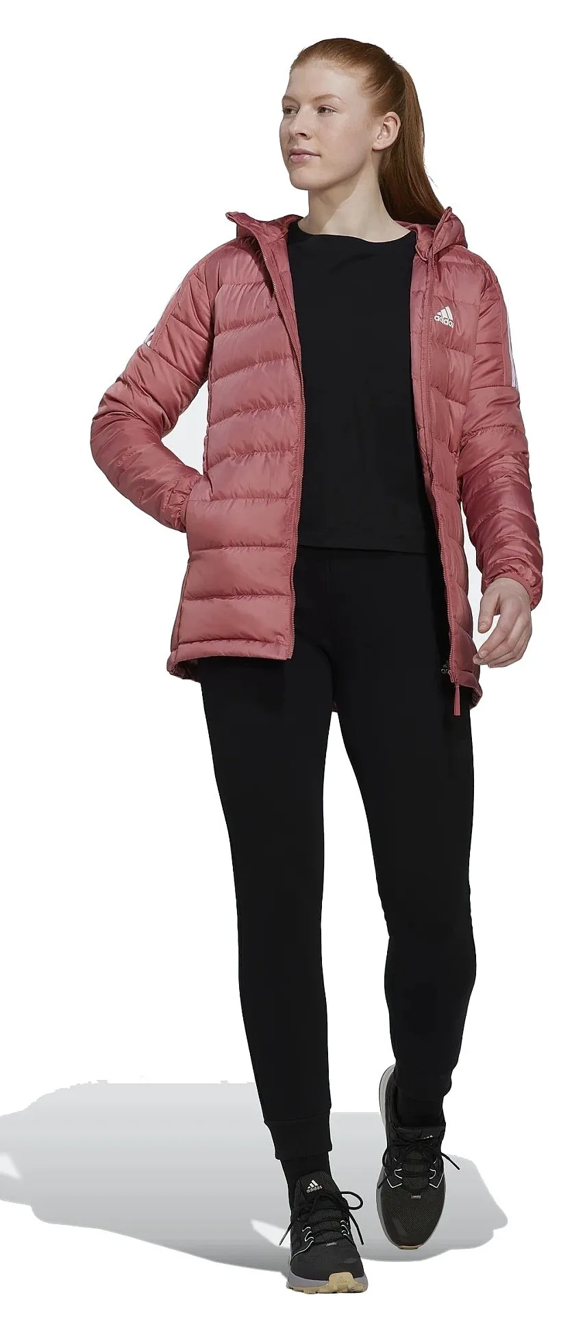 jacket adidas Performance Essential Down - Wonder Red - women´s