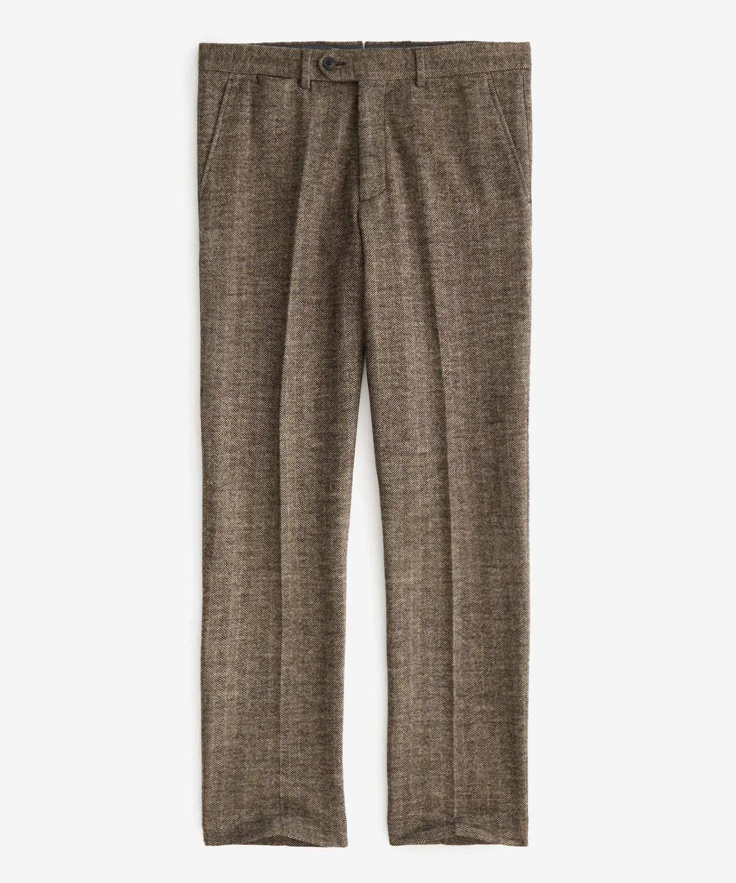 Knit Herringbone Sutton Suit Pant in Ash