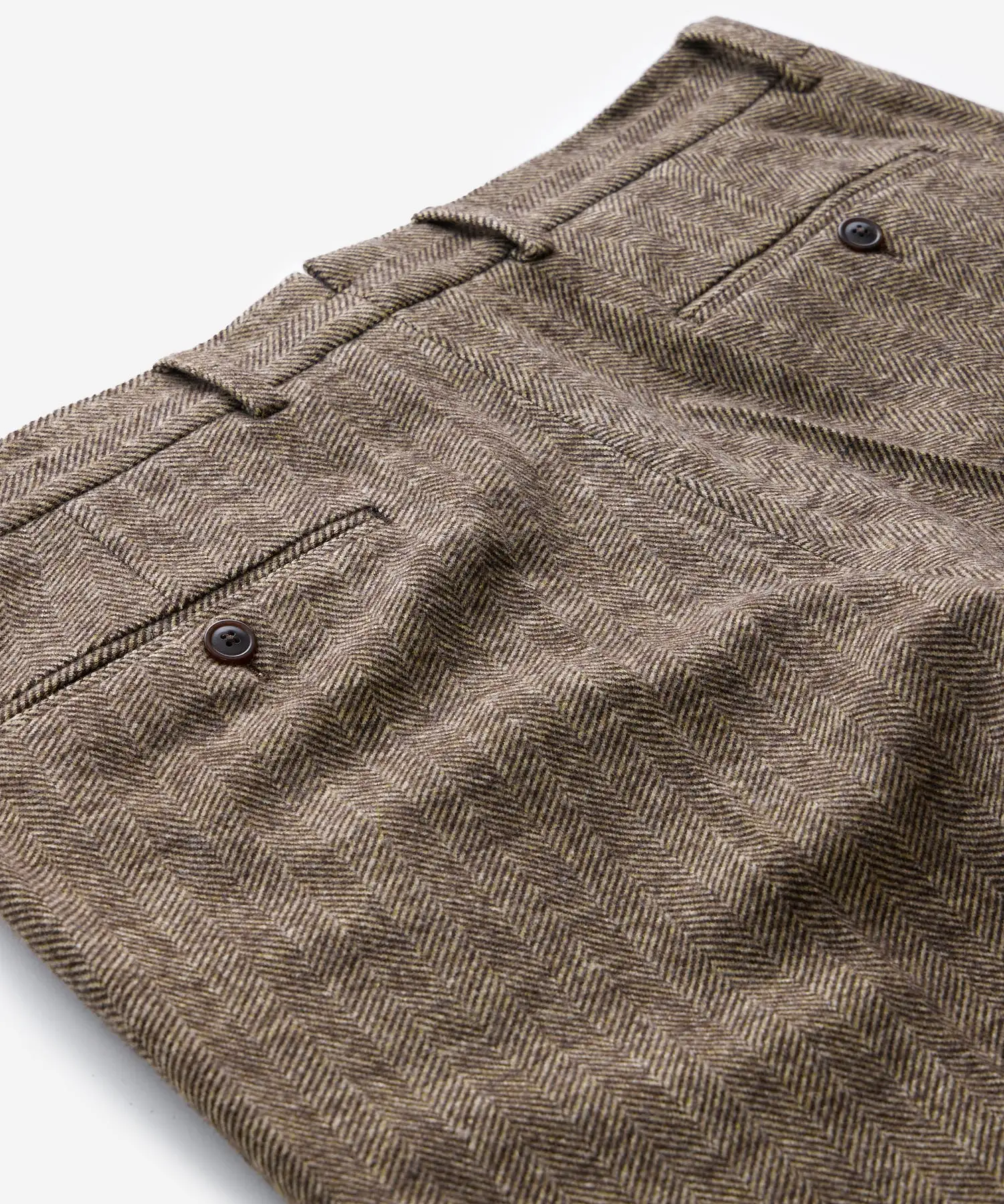 Knit Herringbone Sutton Suit Pant in Ash