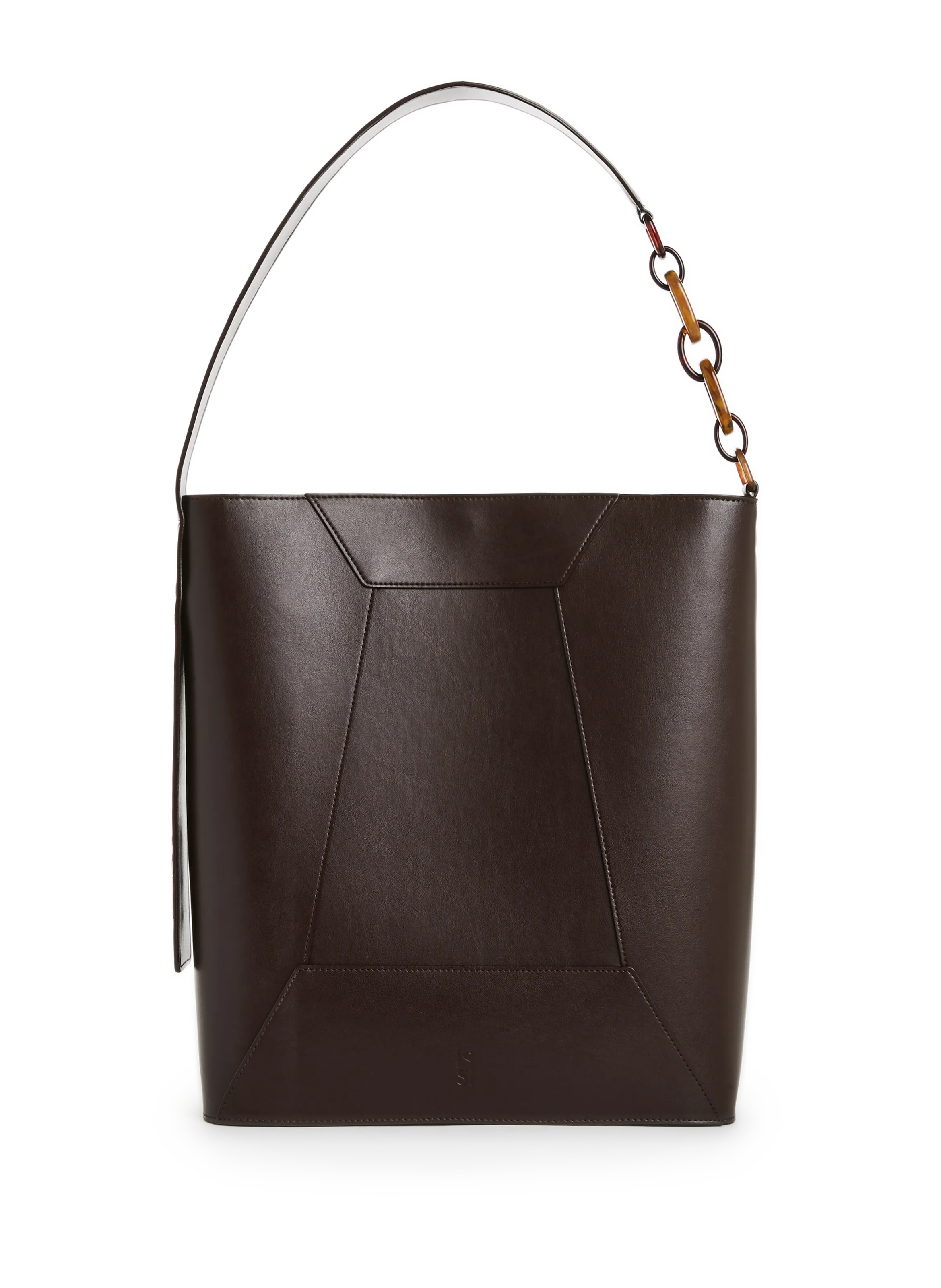 LA SINGULIERE & LE SINGULIER  Vegan leather tote bag - Brown