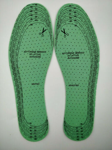 Ladies Mens Insoles Foam Comfort Cut To Size 3,4,5,6,7,8,9,10,11 Quality