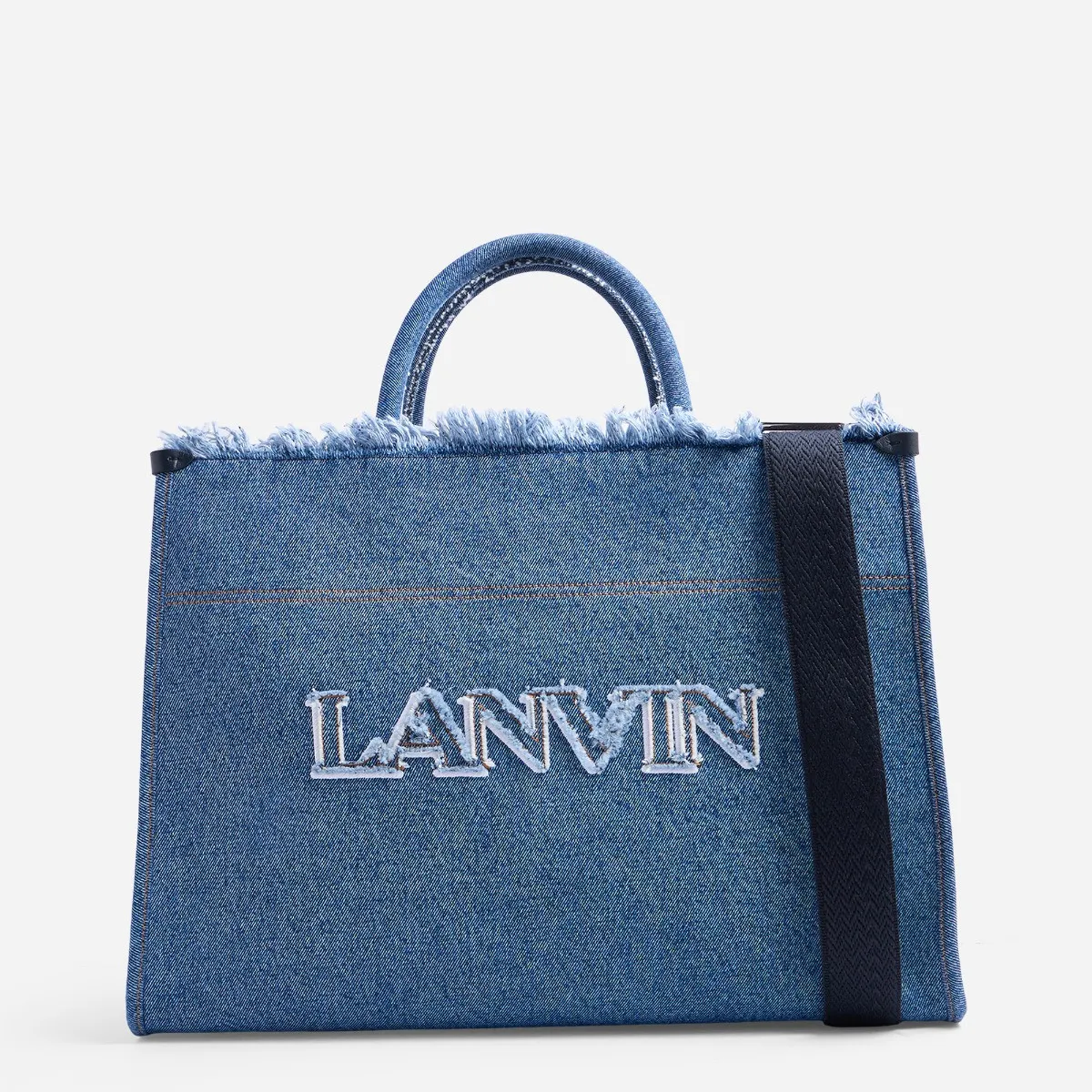 LANVIN   IN OUT MM  Denim Tote BAG 