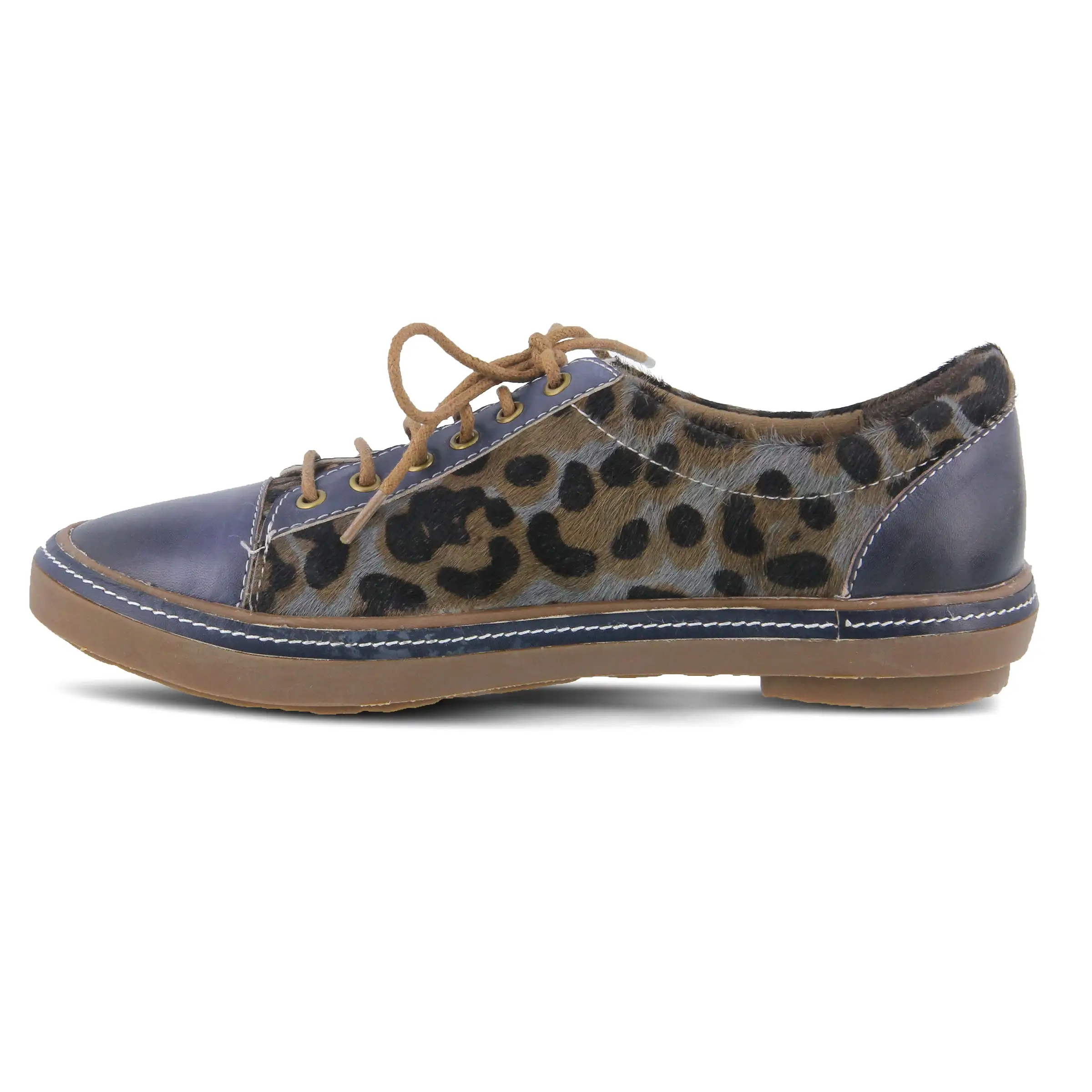 L'ARTISTE LIBBI-LEOPARD LACE-UP SHOE