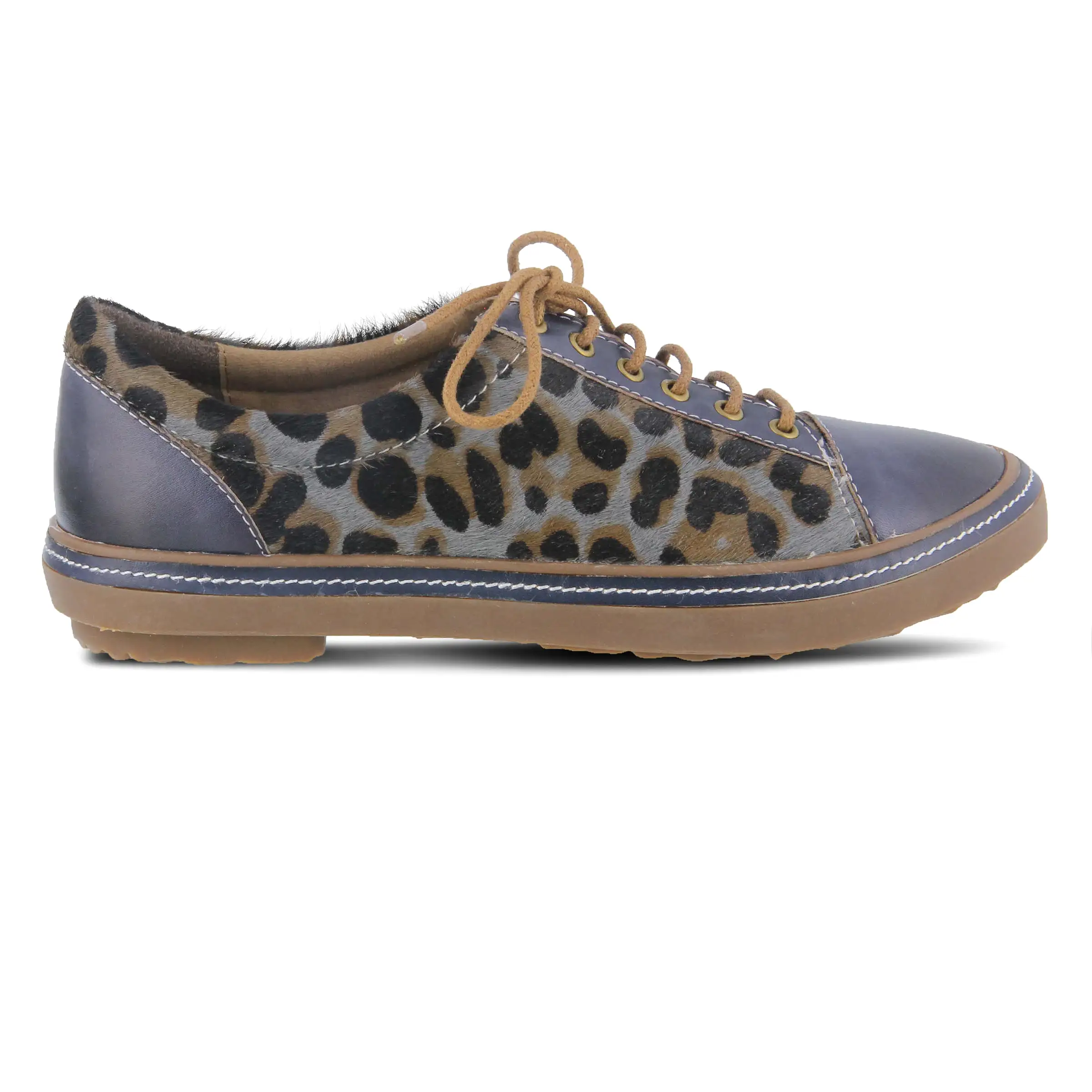 L'ARTISTE LIBBI-LEOPARD LACE-UP SHOE