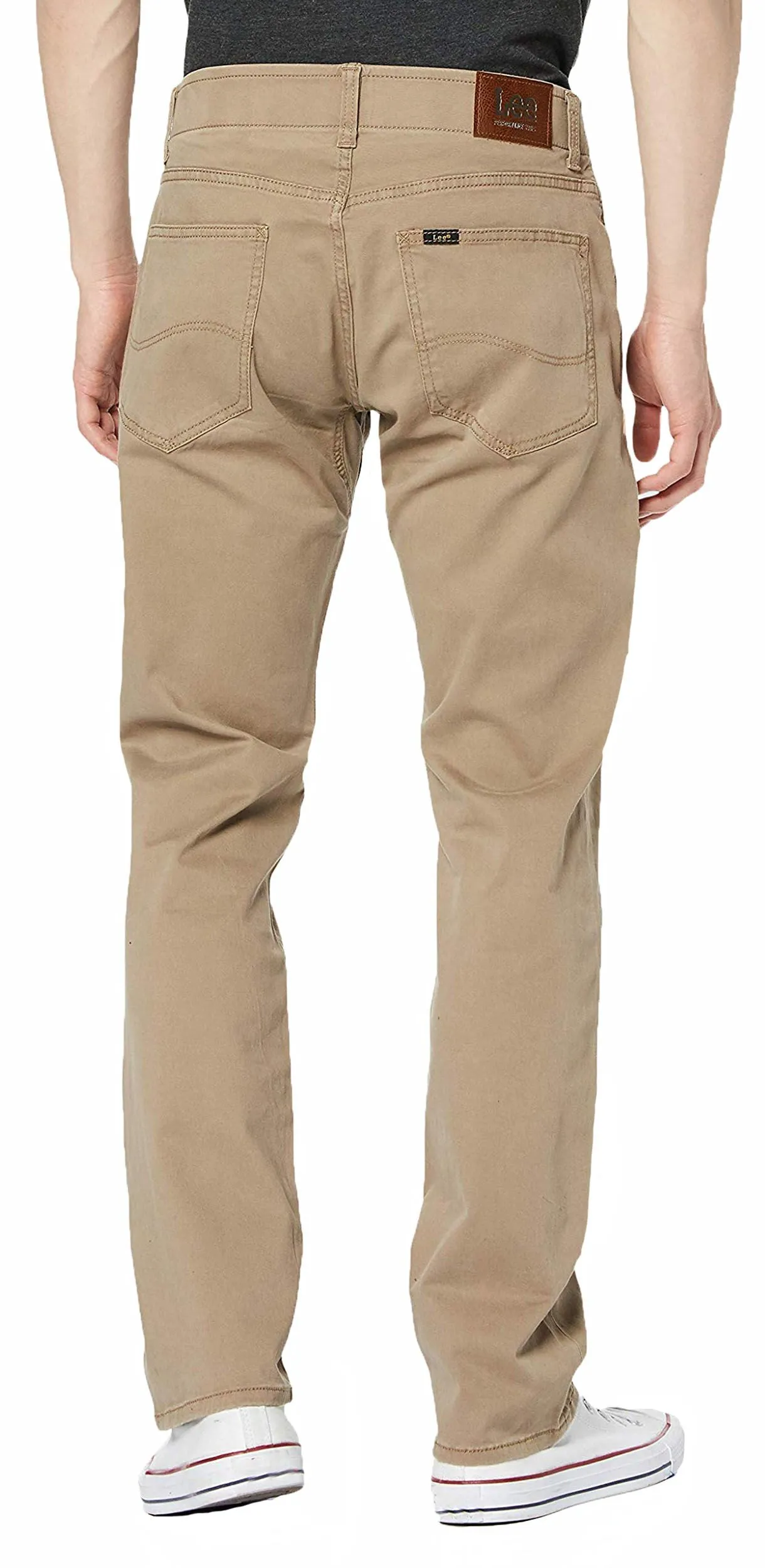 Lee Extreme Motion Straight Twill Stretch Chino Jeans Cougar