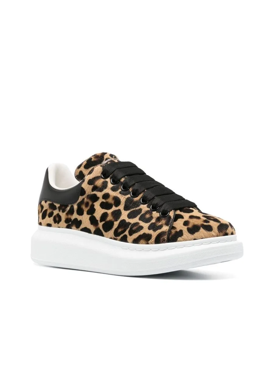 Leopard Print Oversize Sole Sneakers